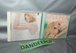 2 Madonna Music Cds Bedtime Stories And Something To Remember - $17.81