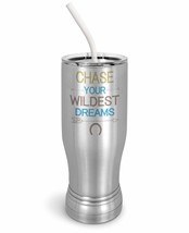 PixiDoodle Western Horse Lover&#39;s Wild Dream Insulated Coffee Mug Tumbler with Sp - £27.61 GBP+