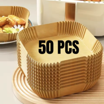Air Fryer Paper Liners Disposable Oil-Proof Baking Parchment Round Square - $18.55