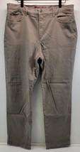 L31) Women&#39;s Gloria Vanderbilt Amanda Gray Brown Jeans Pants Size 16 Short - $20.80 CAD