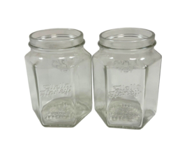 Set Of 2 Jack Daniels Hello Honey Mason Jars Tumblers Glass RARE VTG 4.7... - $46.74