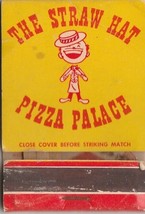 Vintage Strike on Matchbook The Straw Hat Pizza Palace ~ Salads, Spaghet... - $150.60 MXN