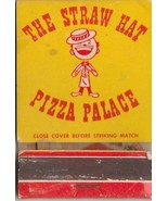 Vintage Strike on Matchbook The Straw Hat Pizza Palace ~ Salads, Spaghet... - $146.65 MXN