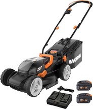 Worx WG779 40V Power Share 4.0Ah 14&quot; Cordless Lawn Mower (Batteries &amp; Ch... - £254.24 GBP