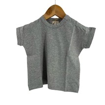 The Simple Folk Boxy Tee Organic Cotton Gray Size 3-6 Month New - £13.68 GBP