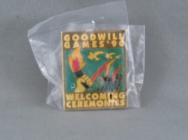 Vintage Sports Pin - Goodwill Games Opening Ceremony 1990 - Inlaid Pin (NIP) - £11.99 GBP