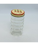 VTG Anchor Hocking Clear Glass Pepper Shaker w/Metal Tulip Flower Pot Li... - £11.93 GBP