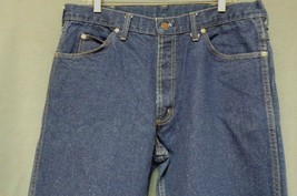 Vintage Genuine Sears 70&#39;s Roebucks Reg U.S. Pat Off Denim Jeans Meas 37.5 X 30 - £23.71 GBP