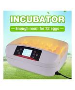 Automatic Digital 32 Eggs Incubator Chicken Hatcher Temperature Turning Control - £75.95 GBP