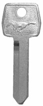 OER Ignition/Door Key Blank W/ Pony and Ford Logo 1967-1993 Ford Mustang - $13.98