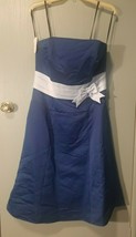 Eden Maids - Style 75428 Strapless Blue Formal Dress Size 12 - $62.74