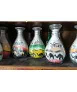 colored art sand bottle Glass from Jordan traditional souvenir M size pe... - £29.03 GBP