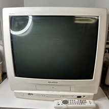 Vintage Quasar VV-2018W 20&quot; CRT TV/ VCR Combo Retro Gaming Television w/... - $379.73