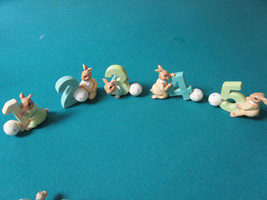 Beatrix Potter Lot Of 5 Bunnykinds Numbers Figurines From 1 To 5 [*90B] - £96.91 GBP