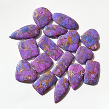 300 Carats Purple Copper Mohave Turquoise Gemstone Cabochon Loose Gemstone - £28.17 GBP+