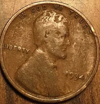 1934 Usa Lincoln Wheat Small Cent Penny - £1.25 GBP