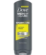 Dove Men+Care Sport Care Active + Fresh Body and Face Wash, 18 oz, 2 Pack - $258.38 MXN