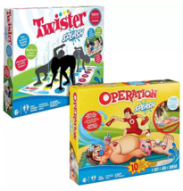 NEW! Hasbro Twister Splash &amp; Operation Splash Water Pool Games Family Bundle NWT - £28.76 GBP