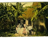 Panama Household And Their Home Postcard 1917 - $17.82