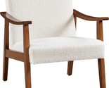 Yaheetech Fabric Accent Chair: A Mid-Century Modern Armchair With Solid ... - $123.95