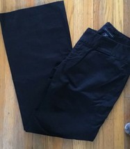 BANANA REPUBLIC Women’s Black Cotton Blend, Stretch, Wide Leg Pants, 0P,... - £7.90 GBP