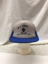 Trucker Hat Baseball Cap Vintage Snapback I’m A Fertile Man Fertile Cent... - £31.69 GBP