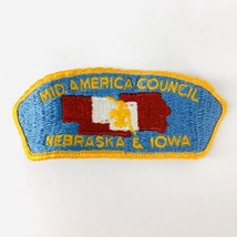 Vintage BSA Boy Scouts Of America Patch Mid America Council Nebraska Iowa - £5.28 GBP