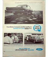 Ford Motor Company Builds Quality Print Advertisement Art 1965 - $9.59 CAD