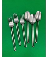 Oxford Hall Stainless Steel THE GAP 3 x Teaspoons and 3 x Salad Forks - $136.69 CAD