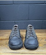 Y2K 90’s Vintage Skechers Charcoal Black Leather Platform Oxfords Women’... - £50.73 GBP