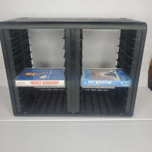 Open Stock Brand Audio Cassette Tape Rack - Double Sided - Holds 40 Tapes - £19.14 GBP