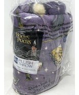 Purple Hocus Pocus Oversized The Big One Throw Blanket 60x72 Halloween New - $40.47 CAD