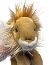 FAO Swartz Golden Lion With Mane Realistic Plush Stuffed Animal 12 in - $12.56