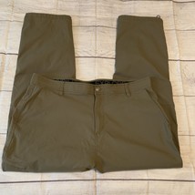 Gerry Venture Fleece Lined Pants Mens 40x32 Green Olive Outdoor Hiking P... - £15.65 GBP