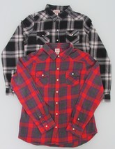 Mossimo Supply Women&#39;s Western Flannel Shirts Size Medium Lot of 2 - £19.98 GBP