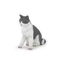 Papo Cat Sitting Down Animal Figure 54033 NEW IN STOCK - $21.99