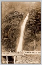RPPC Columbia River Highway Horsetail Falls Oregon Cross Dimmitt Postcard B42 - £4.67 GBP