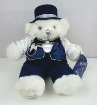 Vtg 2000 Dan Dee Millennium Keepsake White Boy Bear 19&quot; Plush In Blue Su... - £10.97 GBP