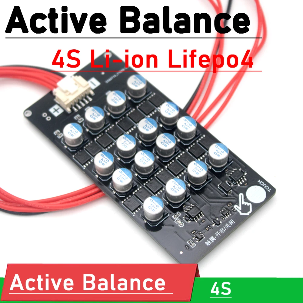House Home 4S 5A Lithium Battery Active Balance Board Capacitive batteries Energ - £29.26 GBP