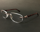 Technolite Eyeglasses Frames TFD 6003 BU Burgundy Red Tortoise Rimless 5... - $37.20