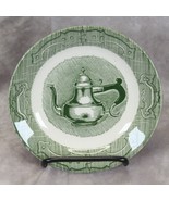 The Old Curiosity Shop Teapot Saucer Green 6&quot;  Royal - $107.64 MXN