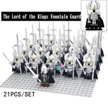 21pcs/set The Lord of the Rings Gondor Soldiers Fountain Guard Minifigures - £31.41 GBP