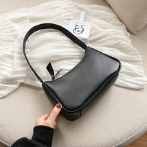 Retro Soft PU Leather Women Shoulder Underarm Bags Casual Solid Color Sm... - £15.59 GBP