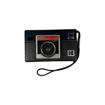 Vintage KODAK Instamatic X15F Camera x-15f Film Black With Strap - £6.92 GBP