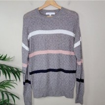 NWT Callahan | Striped Crew Neck Sweater, size medium - £41.84 GBP