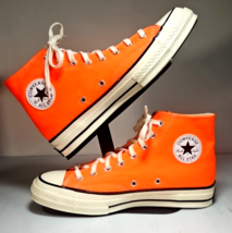 Converse All Star Chuck Taylor 70 Hi High Top Sneakers Bright Orange Us ... - $1,187.61 MXN