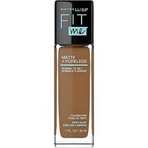 Maybelline New York Fit Me Matte Plus Pore Less Foundation, Truffle, 1 F... - $6.99