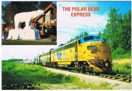 Postcard The Polar Bear Express Train Cochrane To Moosonee Ontario - £3.86 GBP