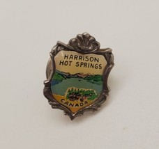 HARRISON HOT SPRINGS BC Canada Souvenir Travel Lapel Hat Vest Pin Tie Tack - $22.76 CAD