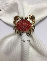 Kate Spade New York Shore Thing Pave Crab Ring Size 8 w/ KS Dust Bag - £40.05 GBP